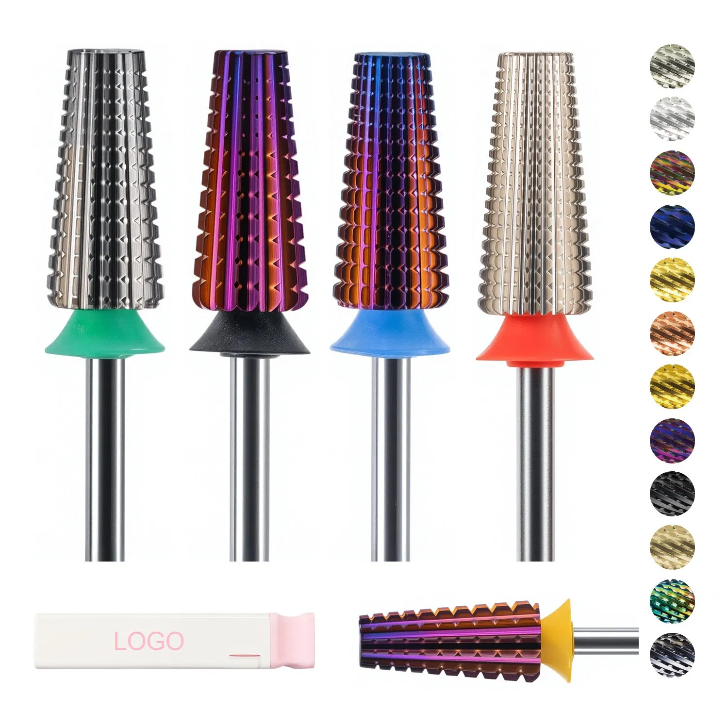 Carbide Nail Bit Manicure Pedicure Machine Top for Nail Polisher