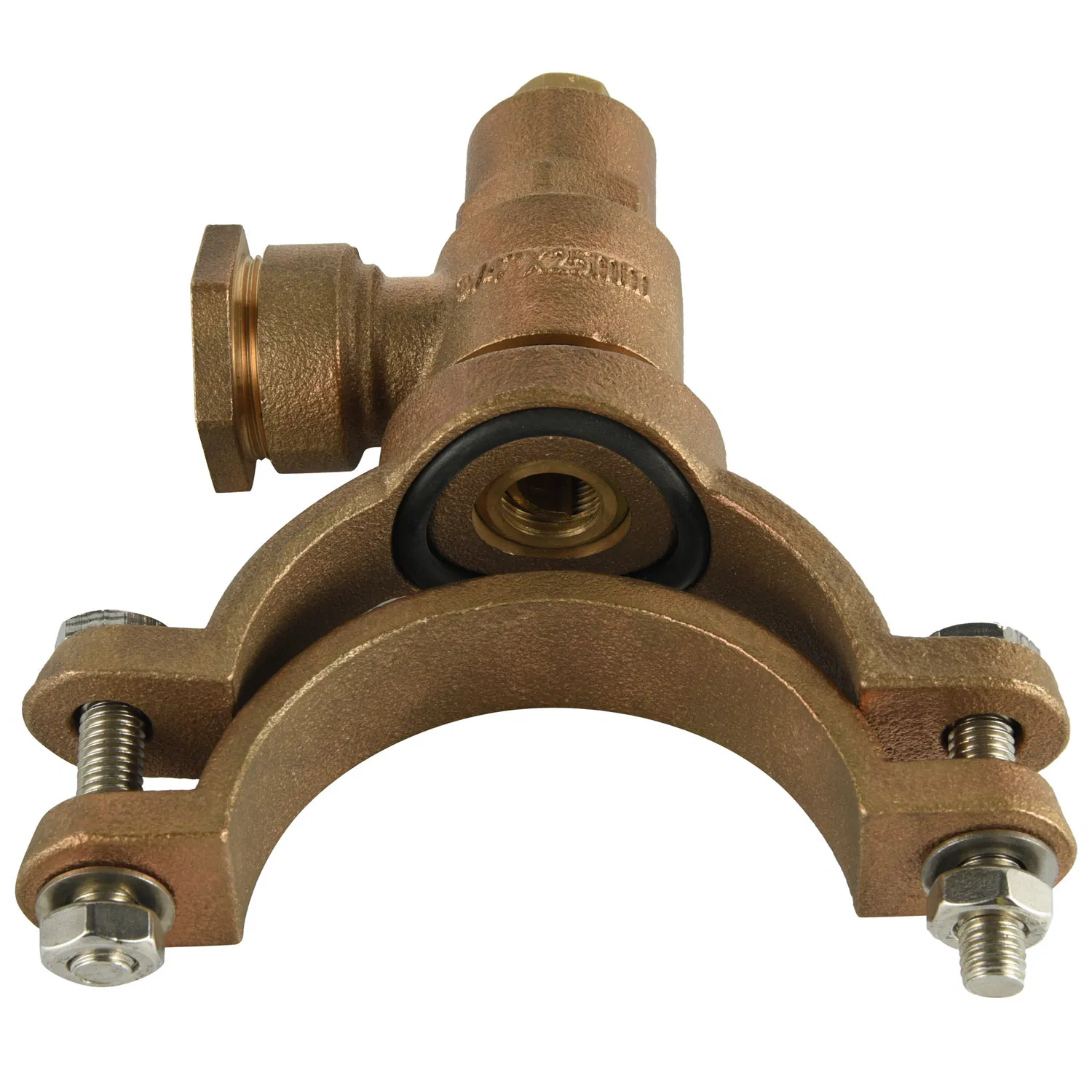 Gunmetal Self-Tapping Ferrule Straps with Compression End