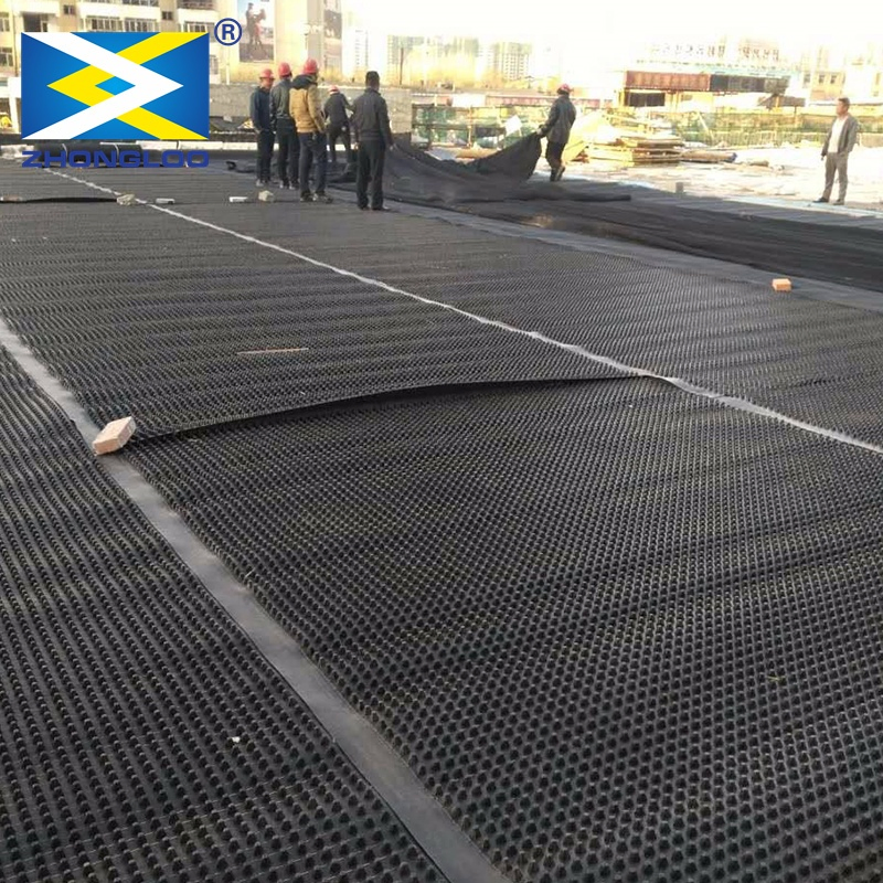 HDPE Plastic Drainage Boardsheet for Roof Garden Green
