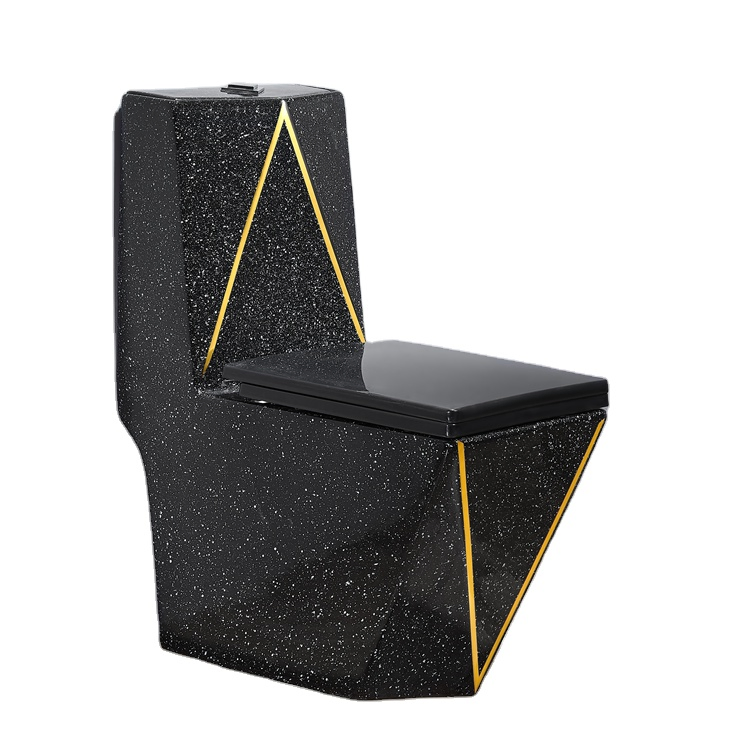 One-Piece Rough-in Ceramic Toilet White Toilet Bowl Rare Earth Antibacterial Glaze Slow Down Cover Seat Siphon Wc