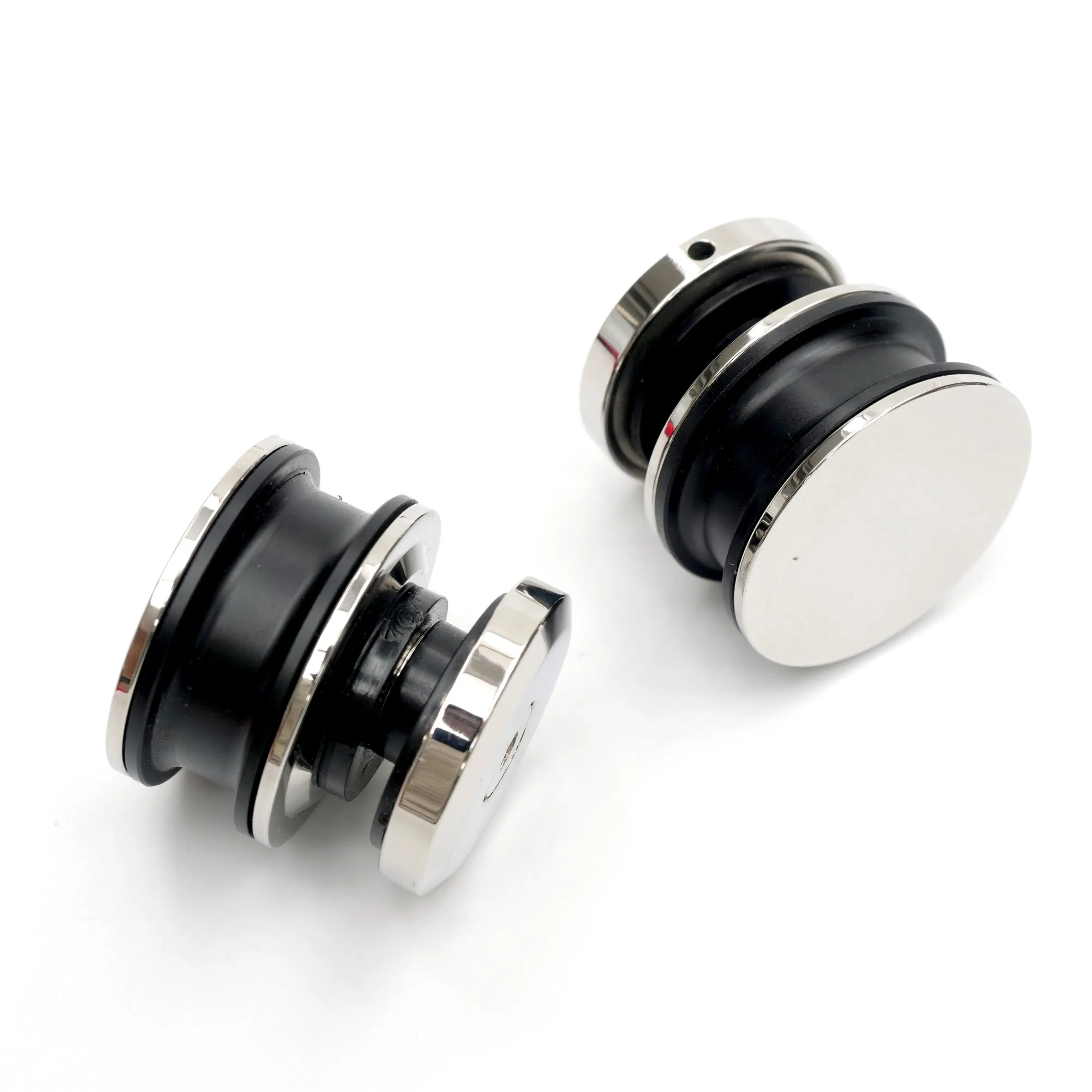 Frameless Sliding Glass Track Barn Door Hardware Shower Kit