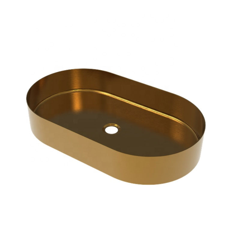 Factory Direct Price Staniless Steel Metal Bathroom Basin Sink Sanitary Ware