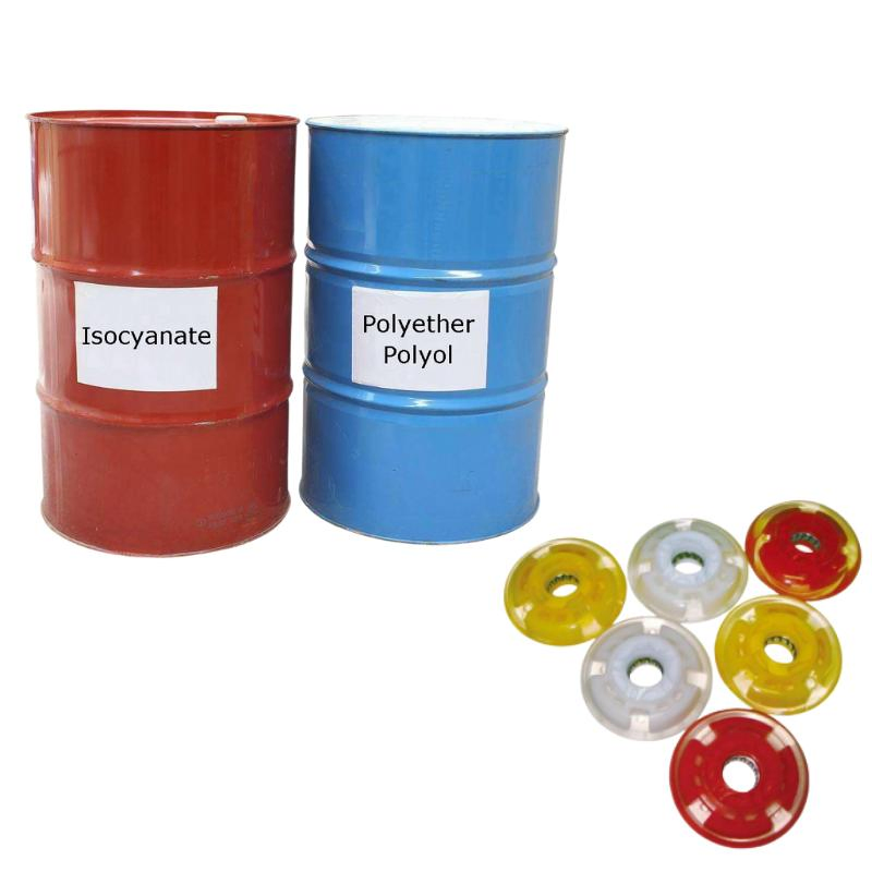 Elastic Polyurethane Crystal Wheels Roller Skates Wheel Injecting Materials PU Polyurethane Prepolymer