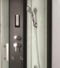 Tempered Sliding Glass Morden Design Bathroom Luxury Steam Shower Room