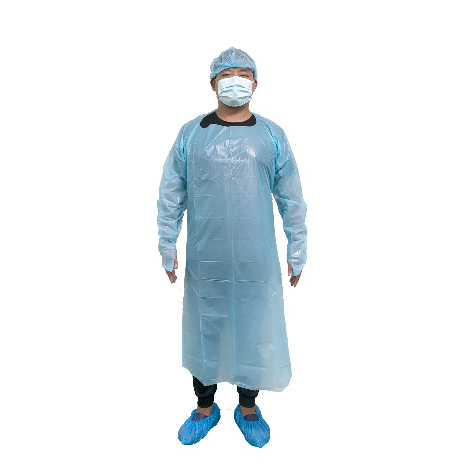 Protective Plastic CPE Isolation Gown