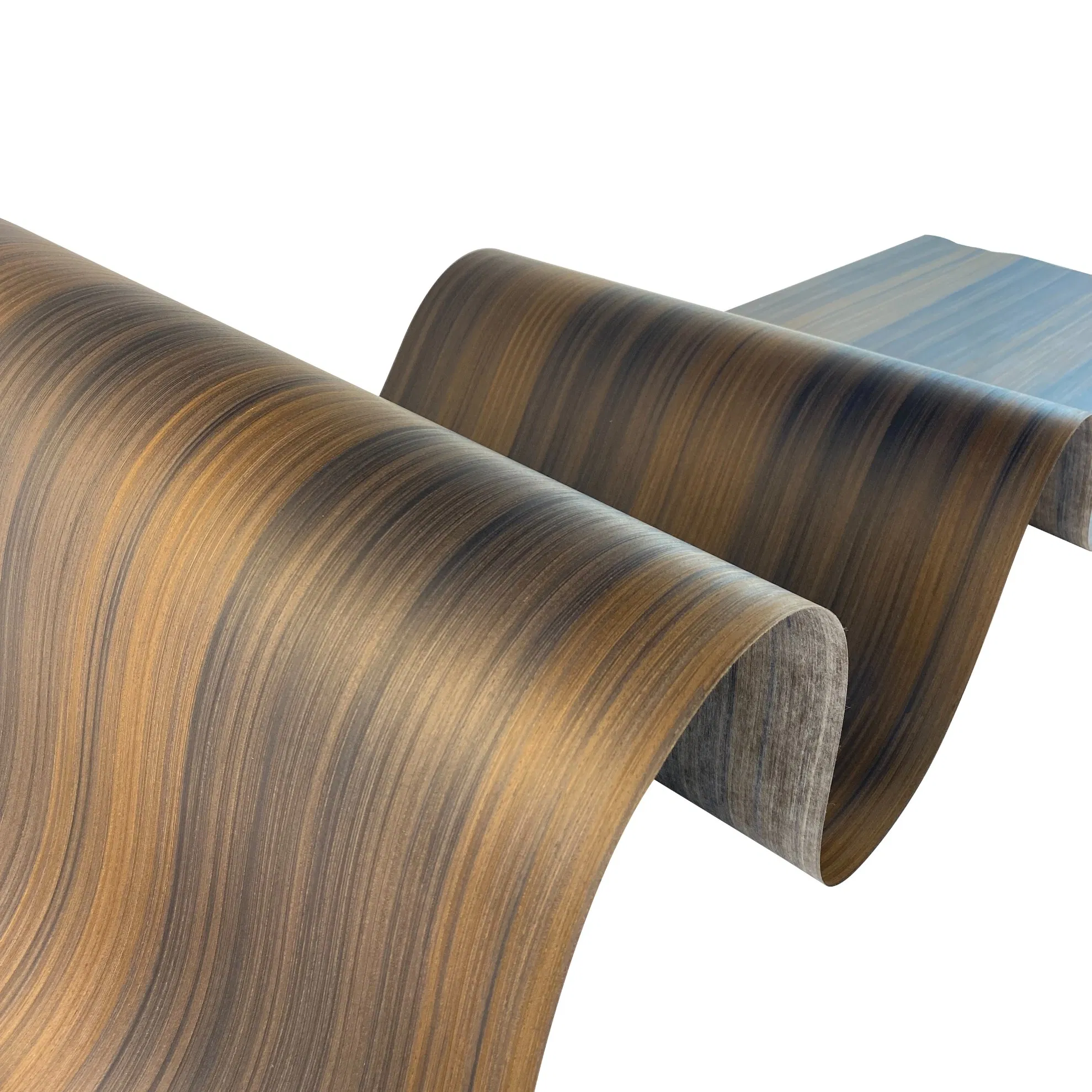 Lingfeng Premium Smoked Eucalyptus Veneer Smooth Surface in Stock Supply
