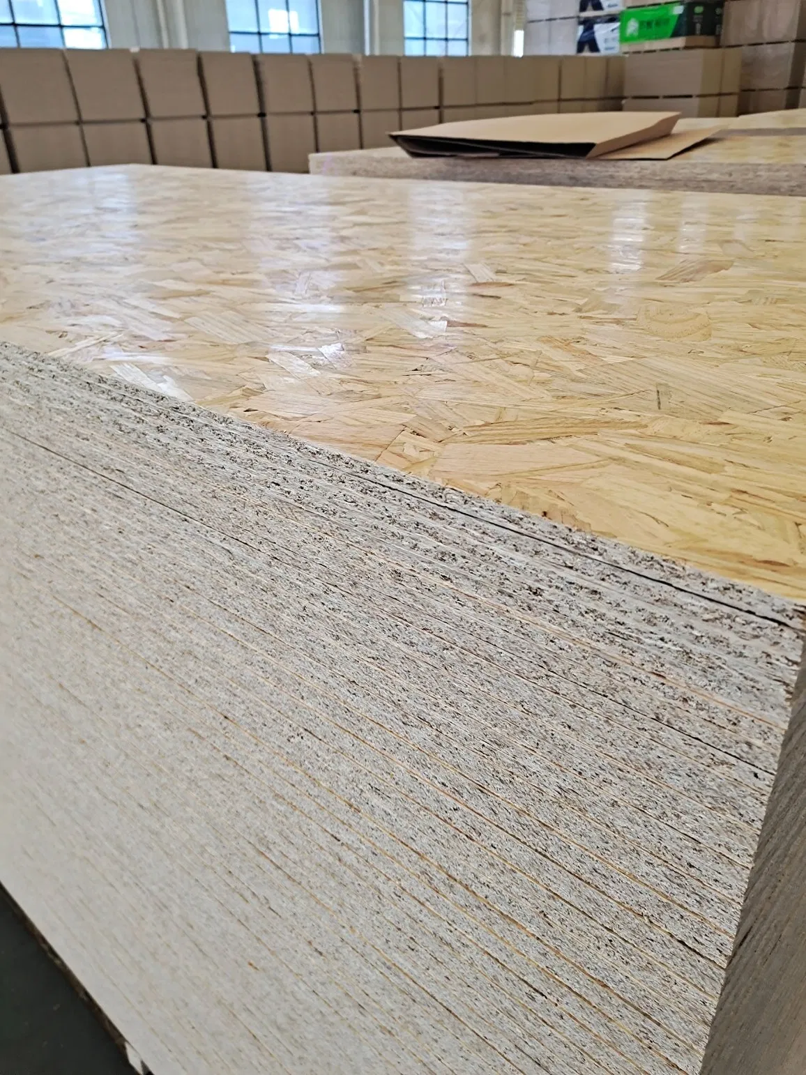 Japan Jas 910X1820mm F4 Star OSB Panel Beams 18mm OSB Board for Construction