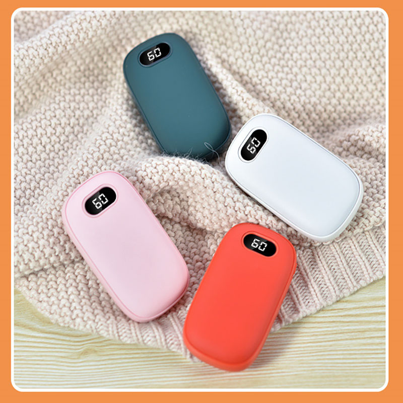 Hot Selling Portable USB Gift Customizable Logo Double-Sided Heating Two-Speed Adjustable Hand Warmer