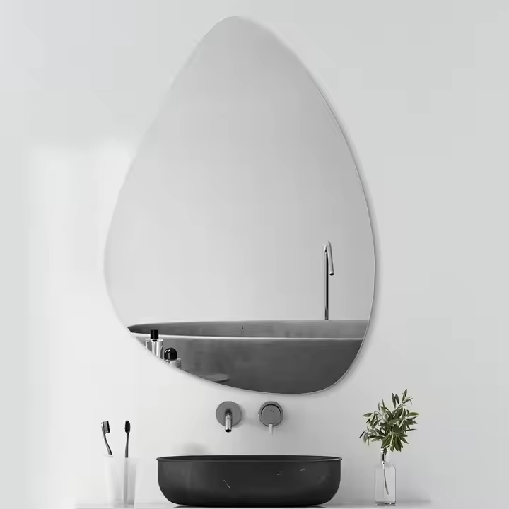 Wall Decor Mirror, Frameless Float Glass Mirror. Mirror Price Whole Living Room