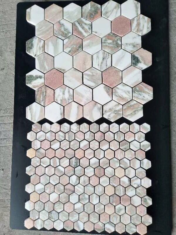 China Wholesale Natural Stone Marble Mosaic Tiles Backsplash Kitchen Bathroom Wall Tile