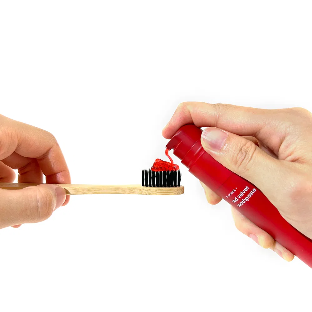 Organic Toothpaste Mini Travel Stain Removal 60g Organic Airlesss Bottle Toothpaste