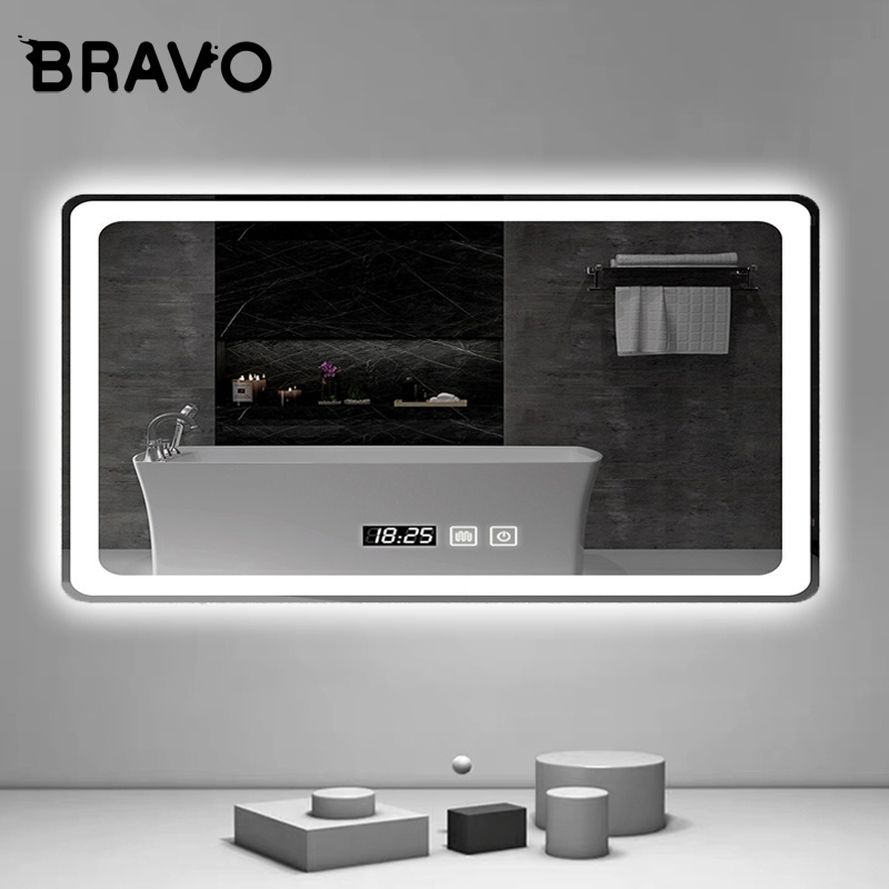 Bravo Smart Home Decoration LED Mirror Bathroom Glass Mirror