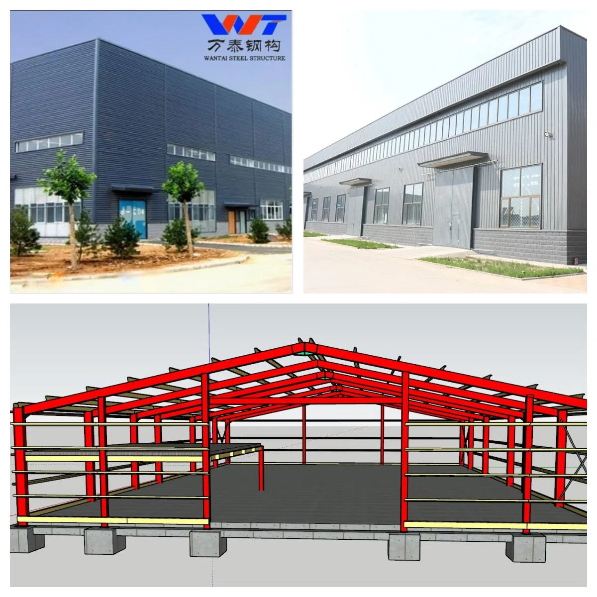 Metallic Frame Edifices/Anti-Corrosion/Efficient Steel Factories/Futuristic Steel Airports/Good Quality Low Cost