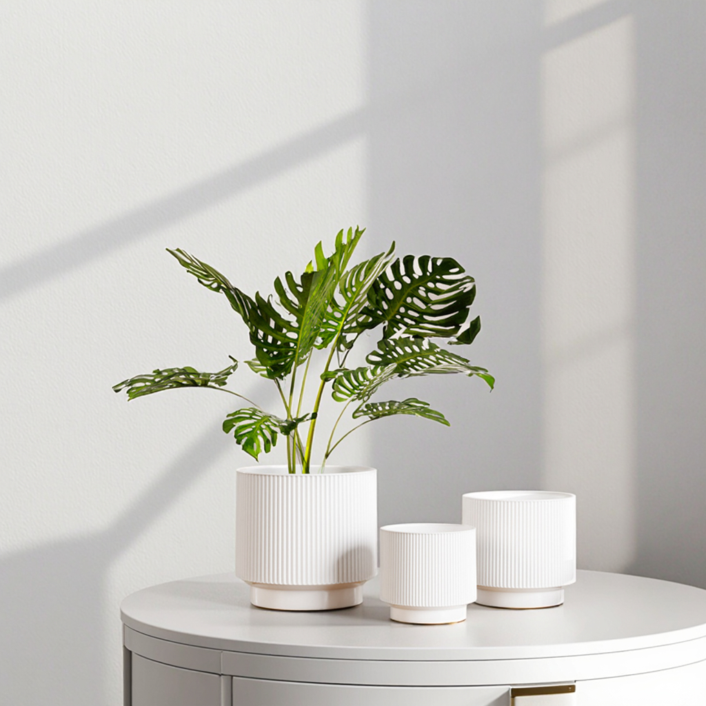 Набор горшков керамических Моранди скандинавский стиль