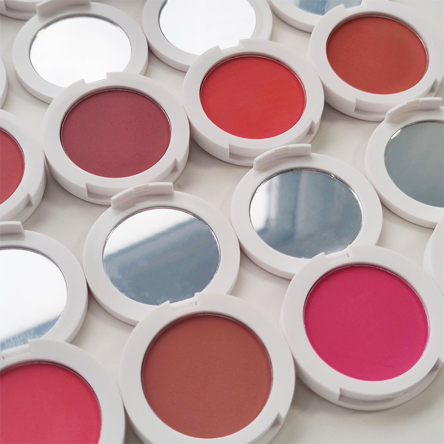 Private Label Makeup Face Pressed Powder Face Blusher Matte Shimmer Blush