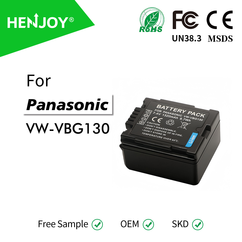 Аккумулятор 7.4V 1400mAh для камер Panasonic VW-VBG130