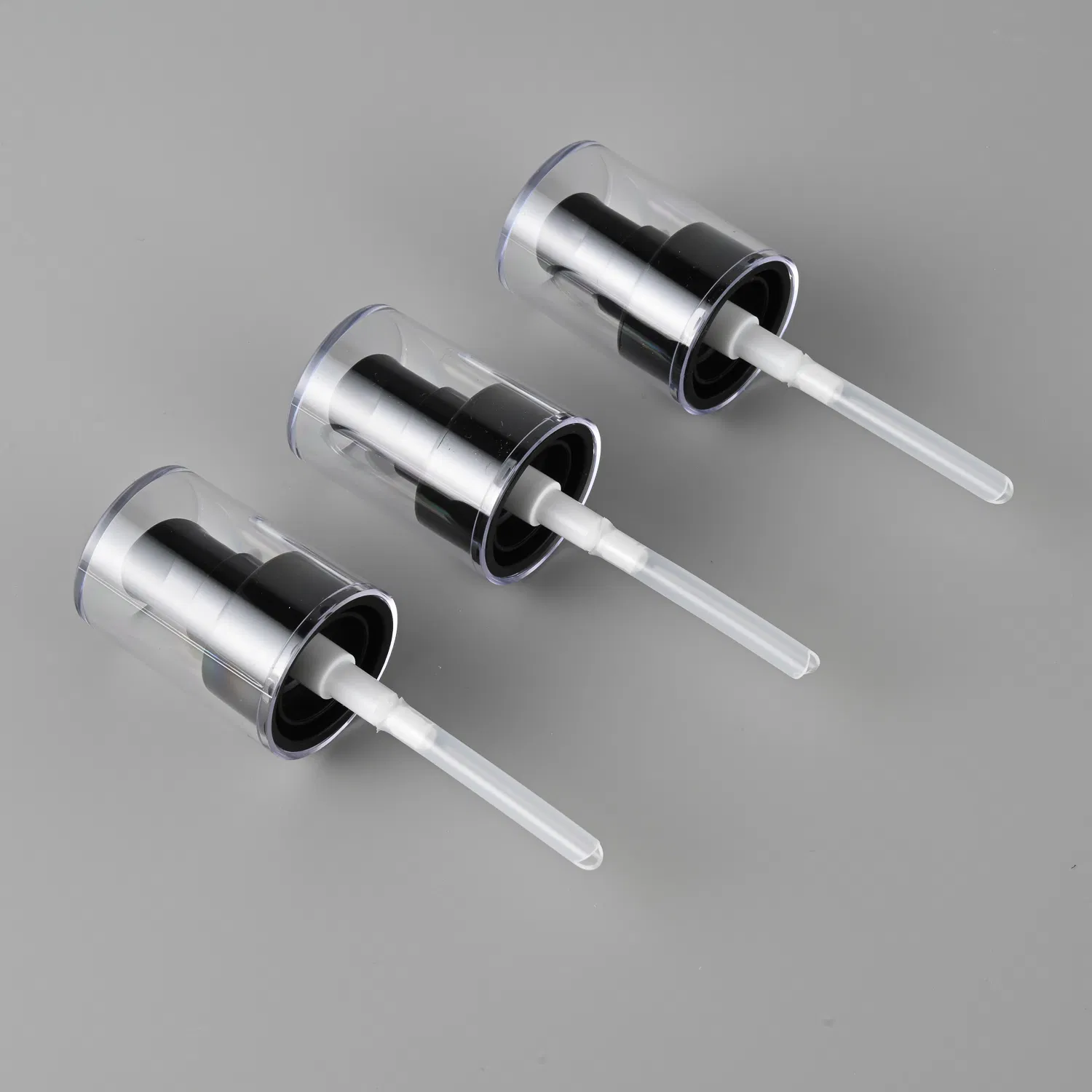 2024 Plastic Treatment Cosmetic Lotion Silver Cream Pump