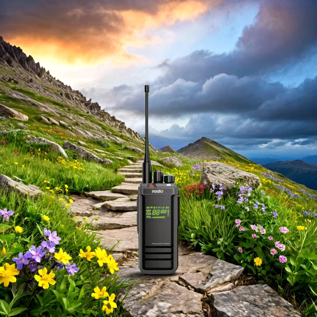 Iradio R5900 Professional Two Way Radio with Emergency Alarm and Keypad Lock