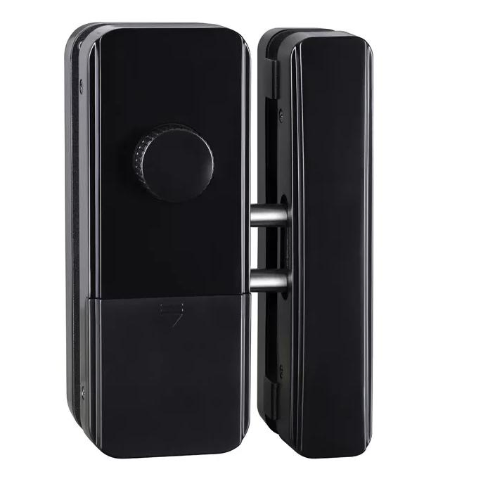 Fingerprint Lock 12mm Glass Door Smart Lock Popular Sliding Door