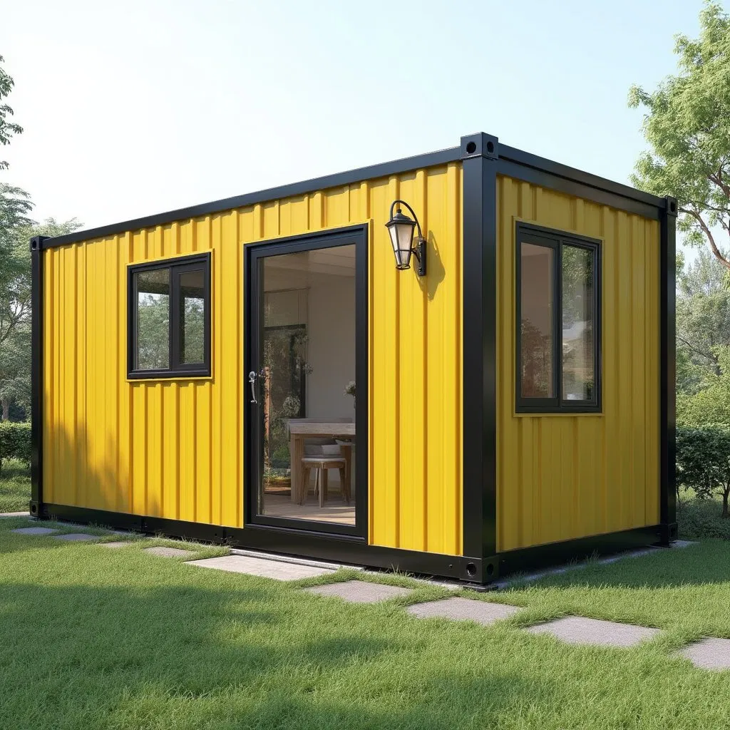 Prefab Mobile Folding Pod Container House Mini Mobile Modular Homes Price Design Prefabricated Expandable Garden Shipping Container House with 2 Bedroom