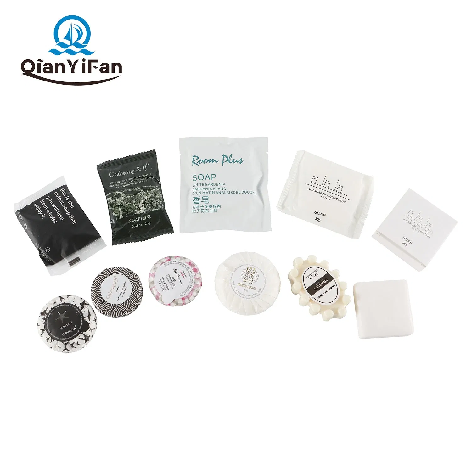 Individually Packaged in a Variety of Styles Hotel Soap Suitable for Airline, SPA, and Hotel