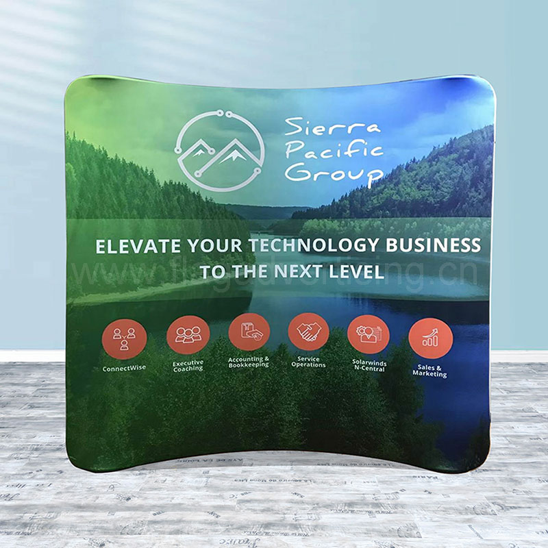 Custom Curved Shape Backwalls for Trade Shows & Exhibits