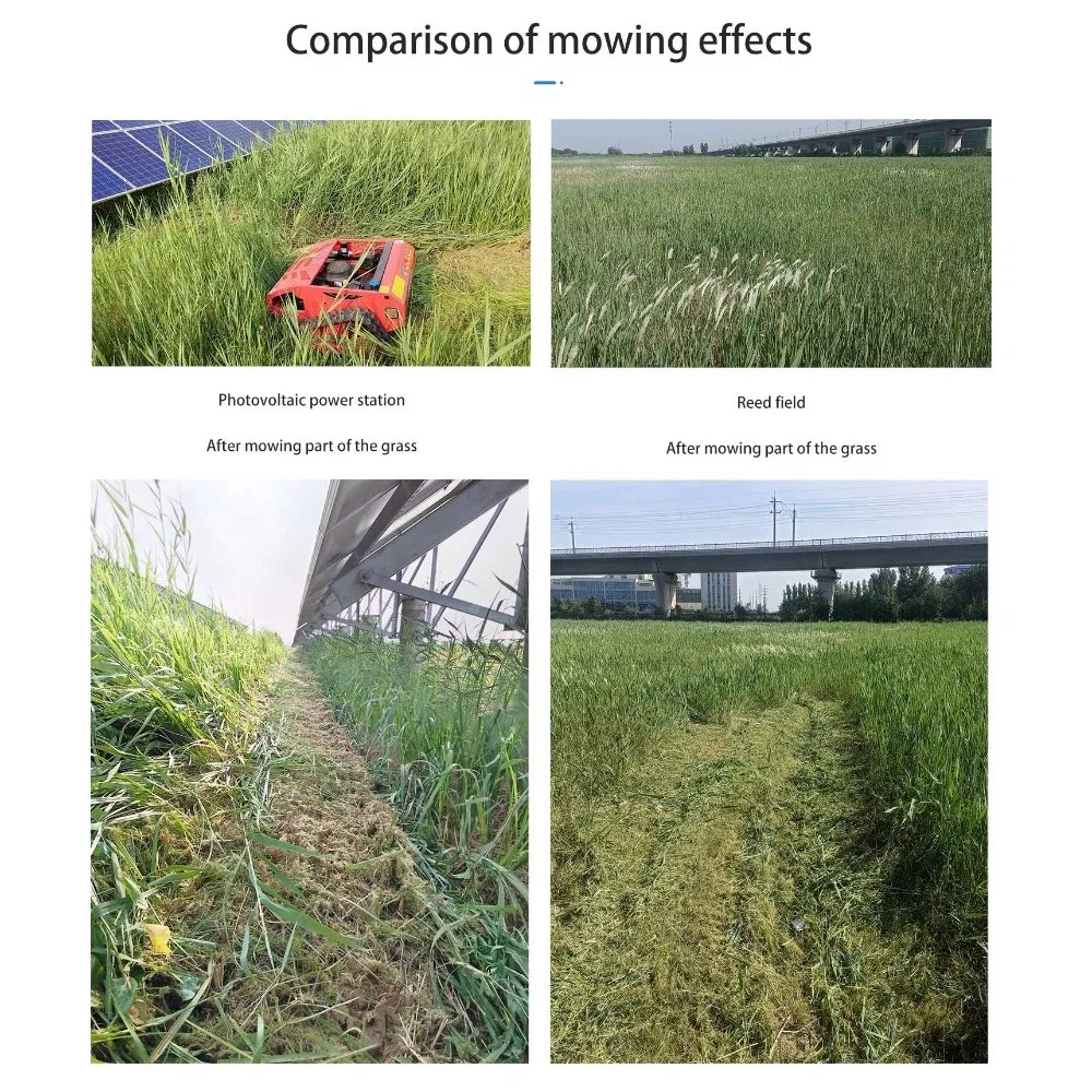 Мультифункциональная газонокосилка с радиоуправлением