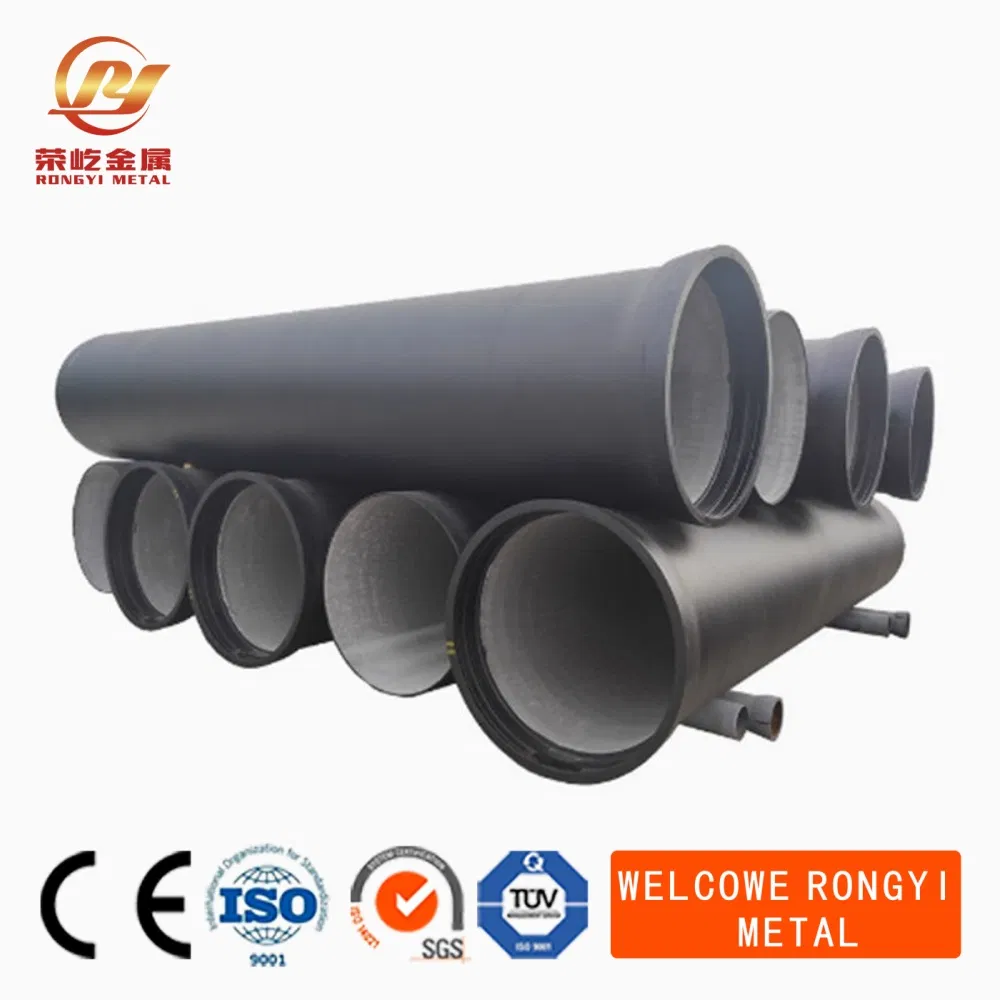 3-Inch Ductile Iron Pipe 250mm 300mm Diameter 350mm Diameter K9 Grade Custom Sizes Available