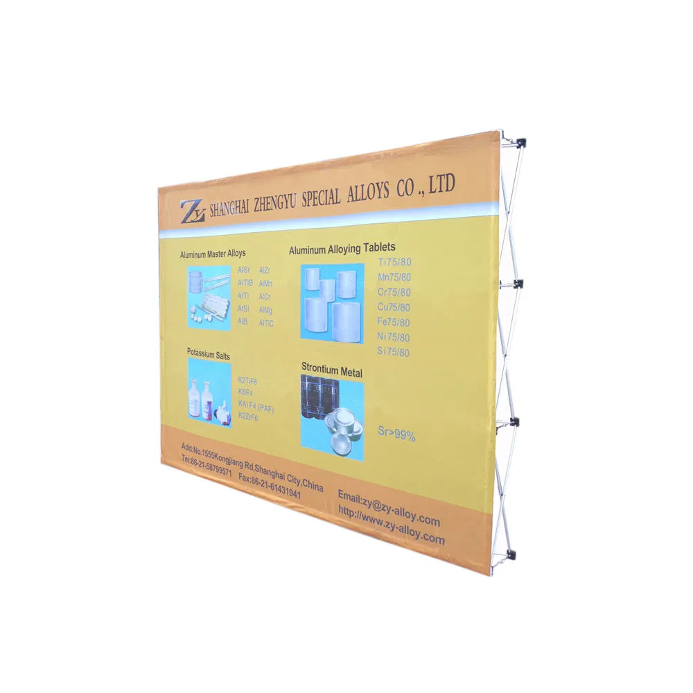 Aluminum Folding Portable Fabric Display Stand for The Opening Event