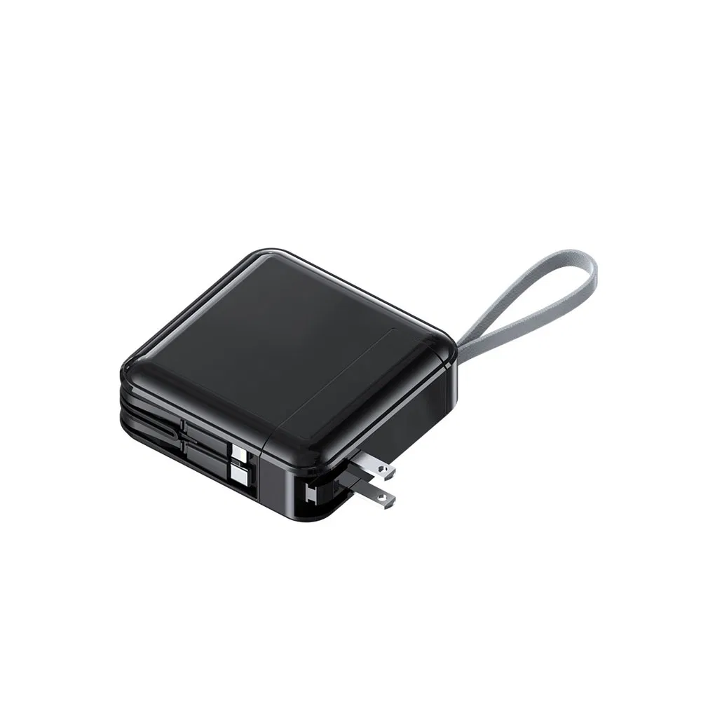 Пауэрбанк 20000 мАч с быстрой зарядкой и встроенным адаптером