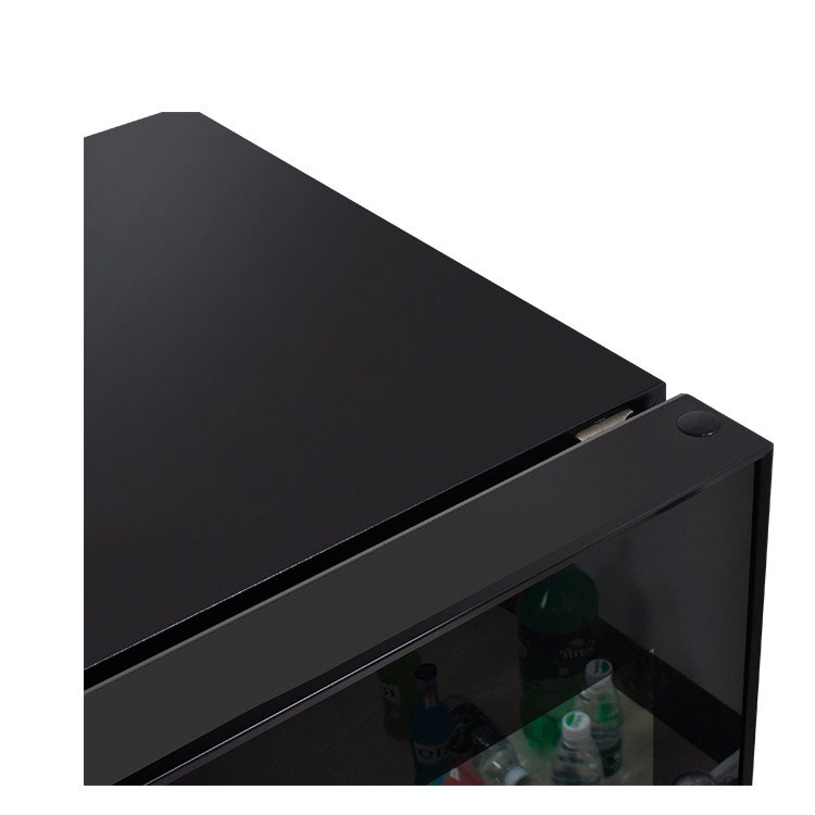 Compact 55W Energy Efficient Mini Bar Refrigerator with LED Illumination and Eco-Friendly Design