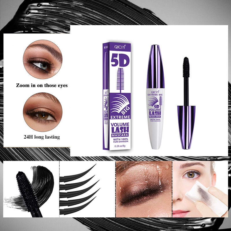 8g Waterproof Thick Long-Lasting Natural Non-Smudge Eyelash Makeup Wholesale Mascara