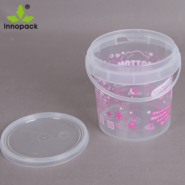 Supply Round 3 Liter PP Material Food Grade Plastic Buckets /Pail