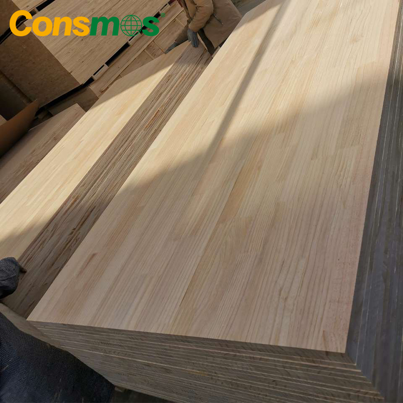 Cheap 1220*2440mm 24mm/30mm Waterproof Radiata Pine Wood Finger Joint Board Laminated Lumber for Decoration