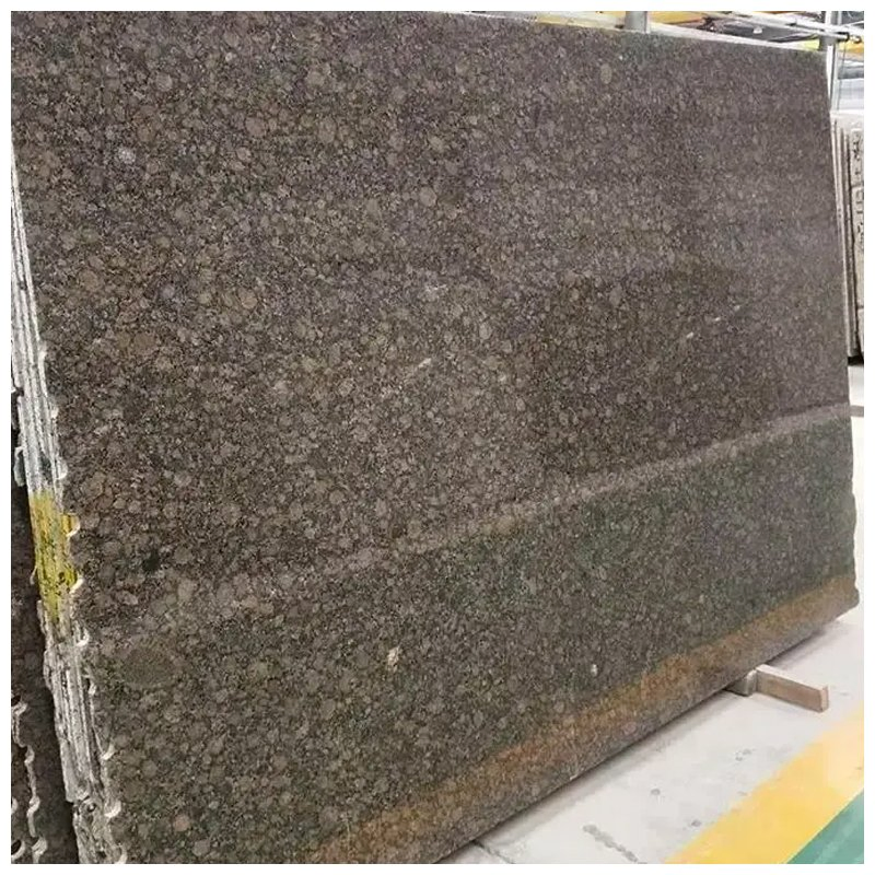 Filand Dark Brown Stone Polished Baltic Brown Granite Slabs