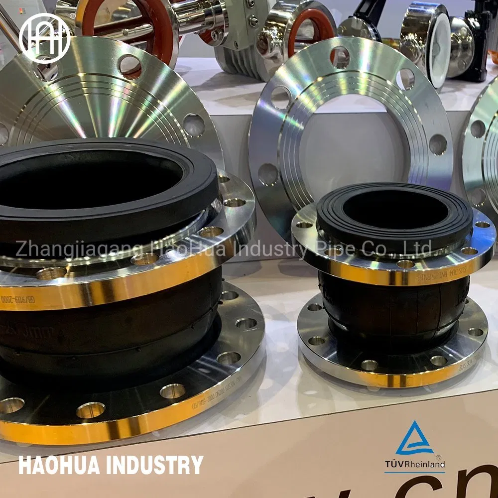 Lexible Rubber Joint Connector Pipeline Bellows Compensator Price EPDM Flanged Rubber Expansion Joint