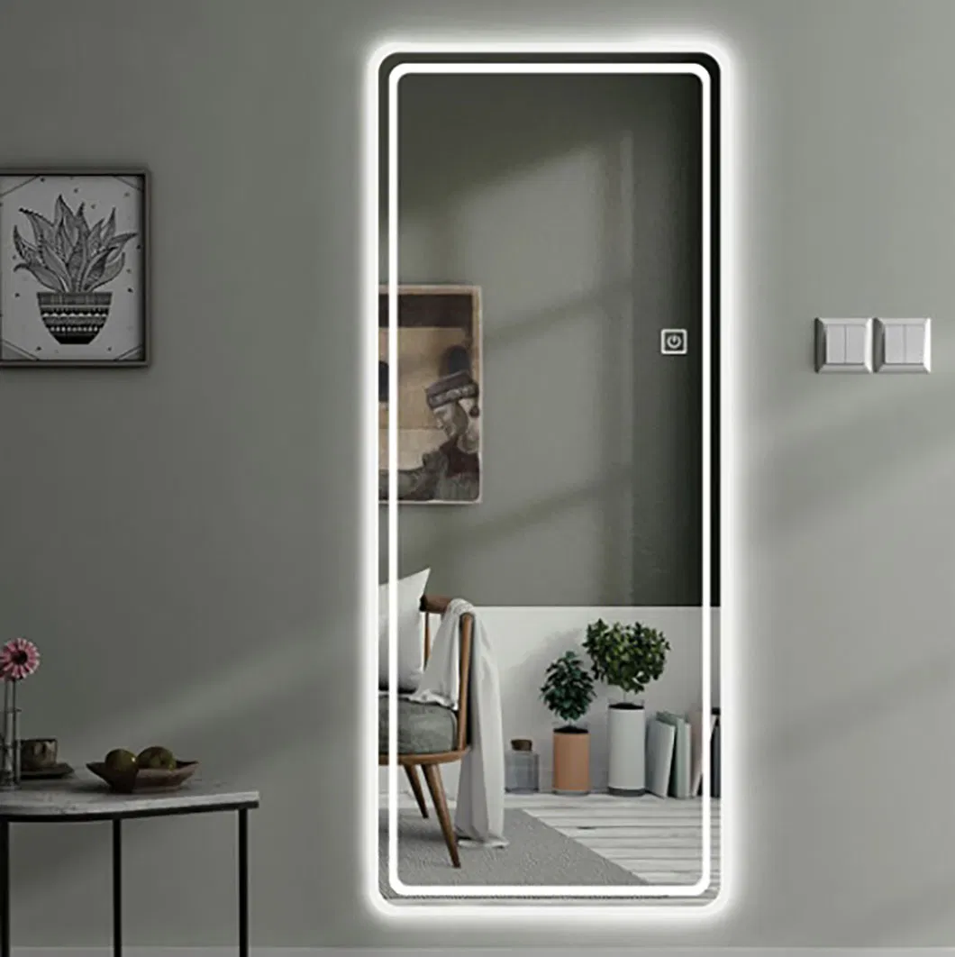 Hot Sale Hotel Luminous Lighting Bathroom Anti-Fog Smart LED Mirror