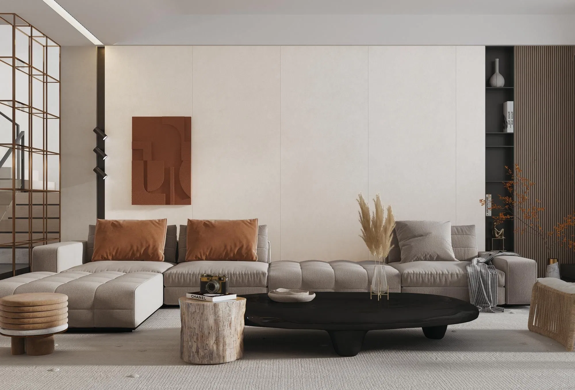 Elegant Sintered Stone Reception Counter for Contemporary Spaces