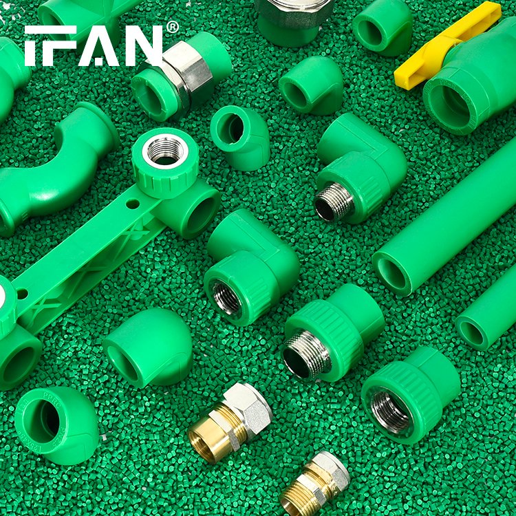 Ifan PPR Pipes and Fittings Connection Green Color 1/2" PPR Plug PPR Fittings