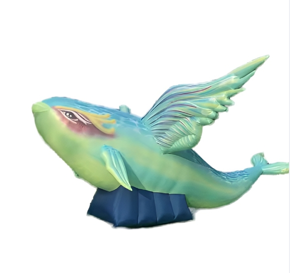Vibrant Inflatable LED Fish Decor for Event Stages
