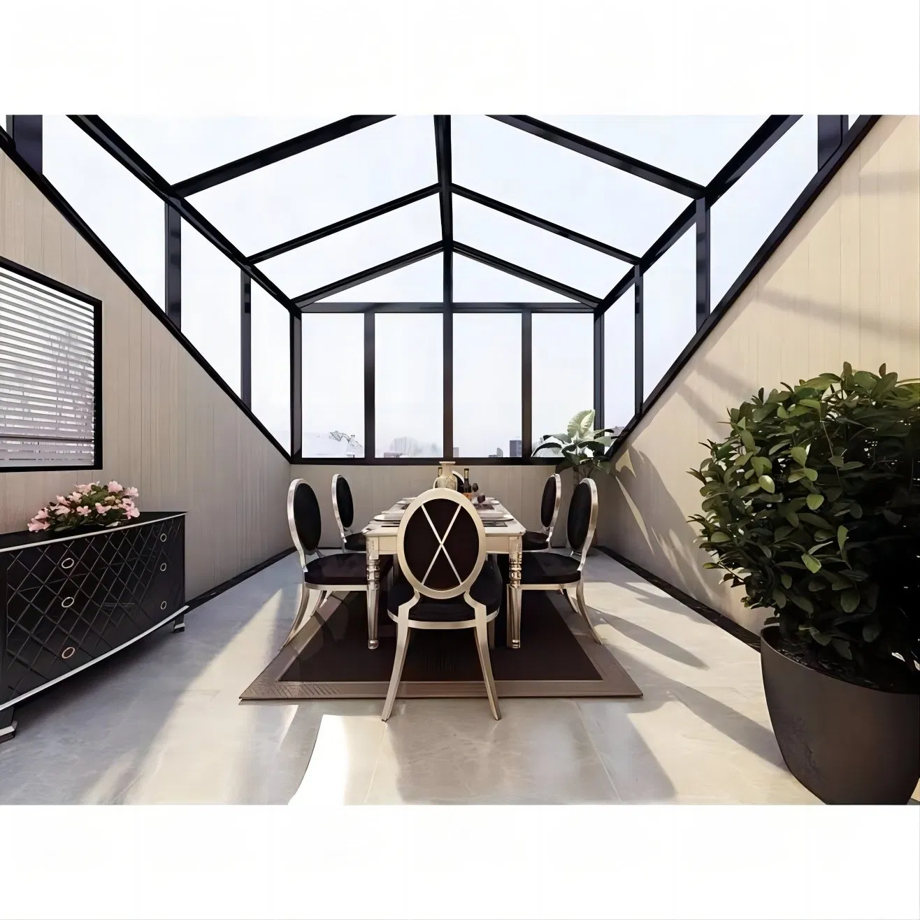 Aluminum Competitive Price Tempered Glass and Aluminium Frame Sunrooms with Australia Standard