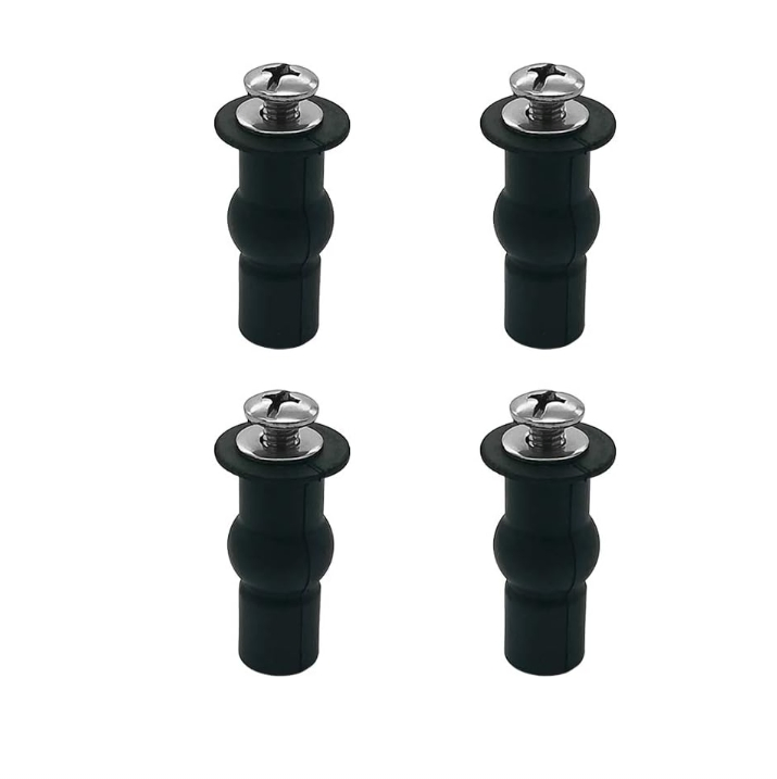 Toilet Seat Lid Top Fixing Rubber Top Nut for Top Mounting Toilet Seat Hinges