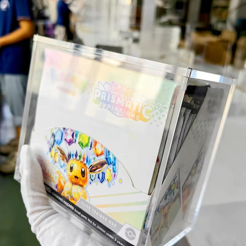 Customized UV Resistant Tcg Acrylic Box Case for Pok Emon Tcg