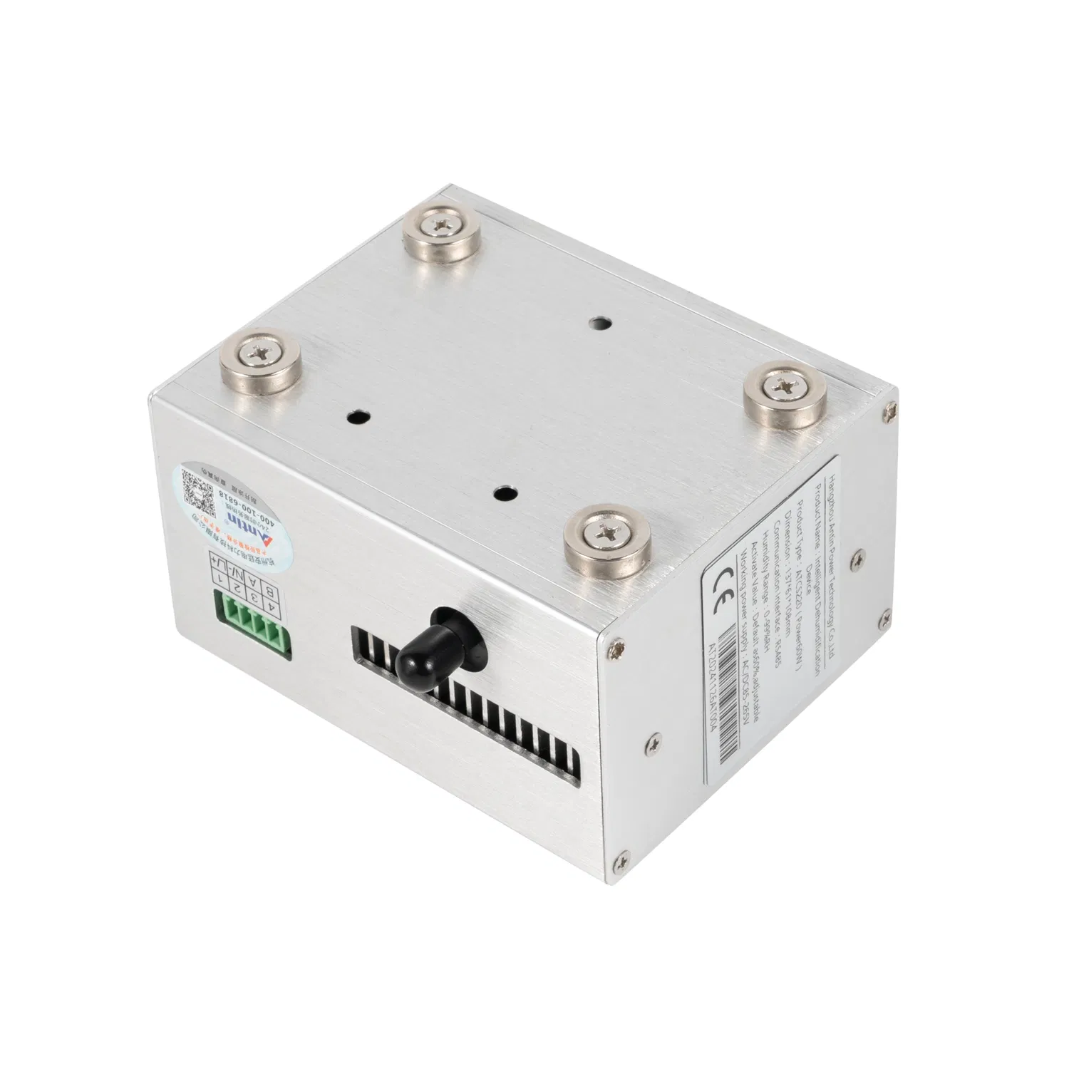 High-Capacity Cabinet Dehumidifier with Dual Sensors (Temp/Humidity) & Fail-Safe Alarm for Power Substations