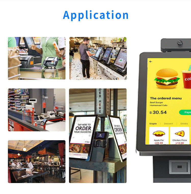 Restaurant Ordering Machine Self Service Kiosk Self Service Touch Screen Kiosk Payment Kiosk Self Order System