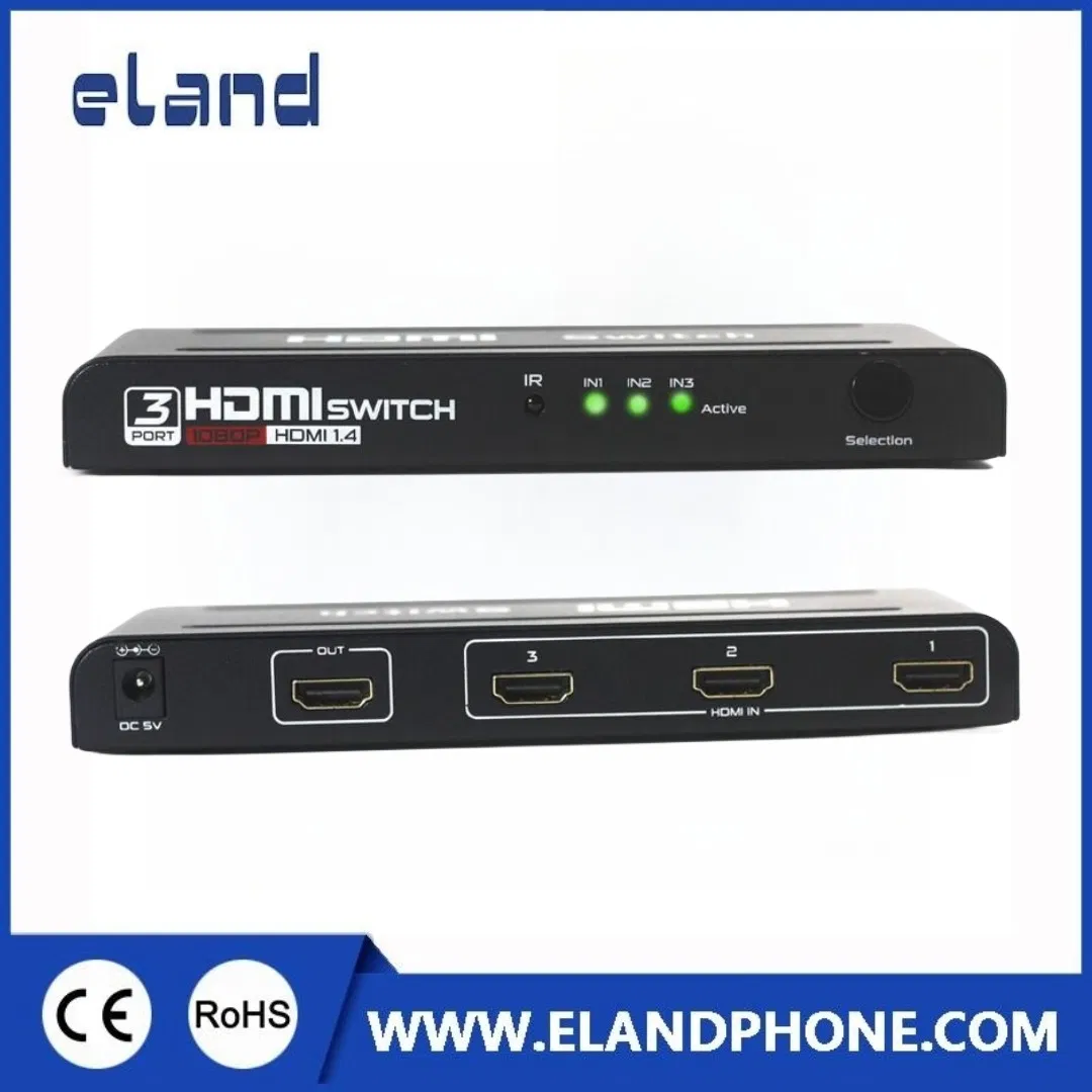 HDMI-коммутатор на 3 порта, переключатель HDMI