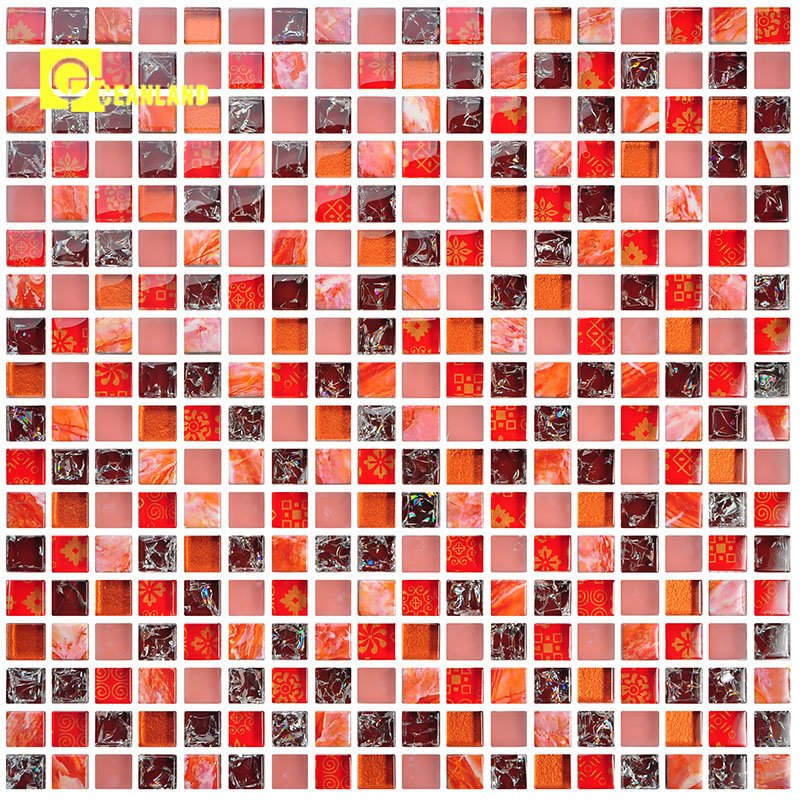 Кристальная мозаичная плитка для ванной 30x30 мм