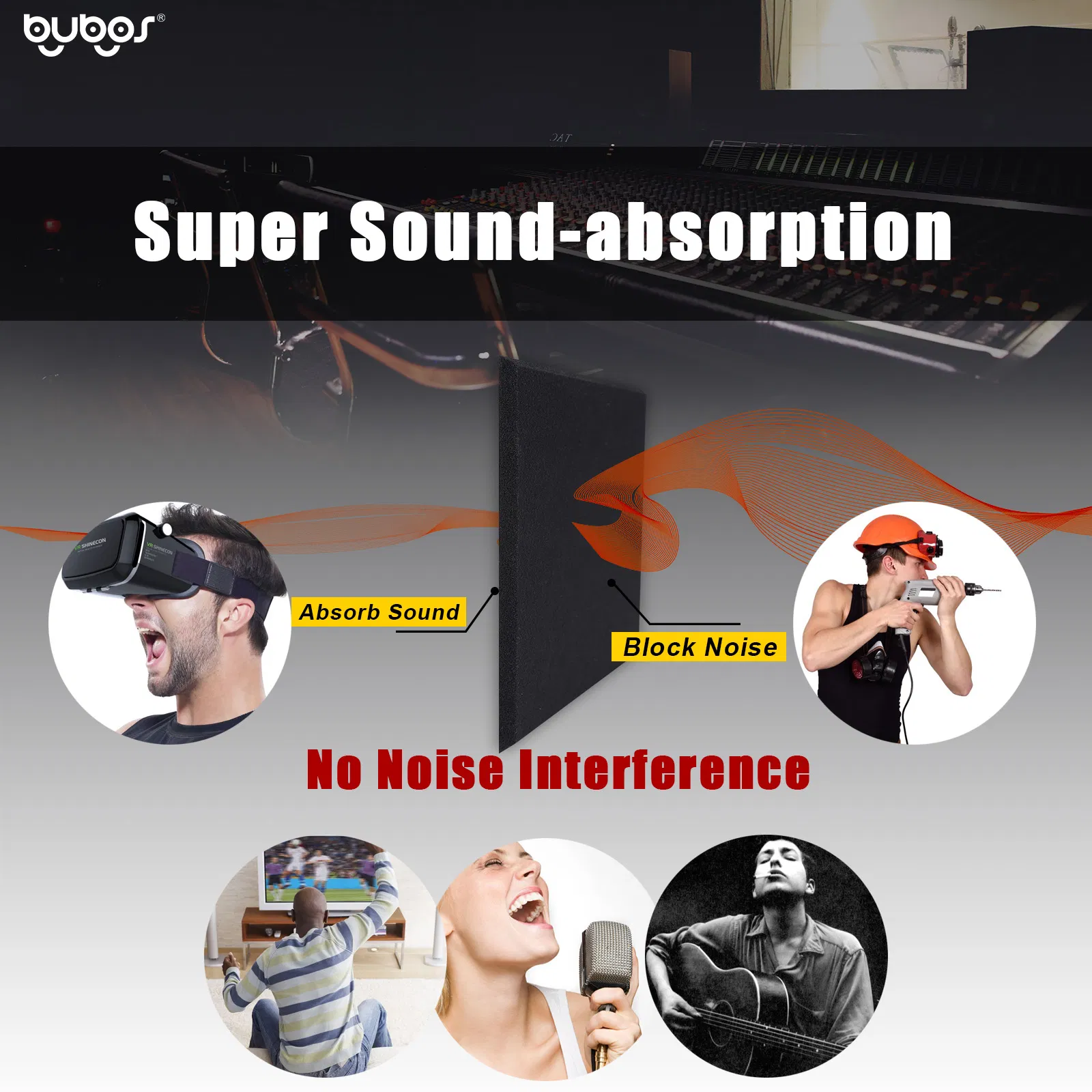 Bubos High Density Pet Acoustic Panel