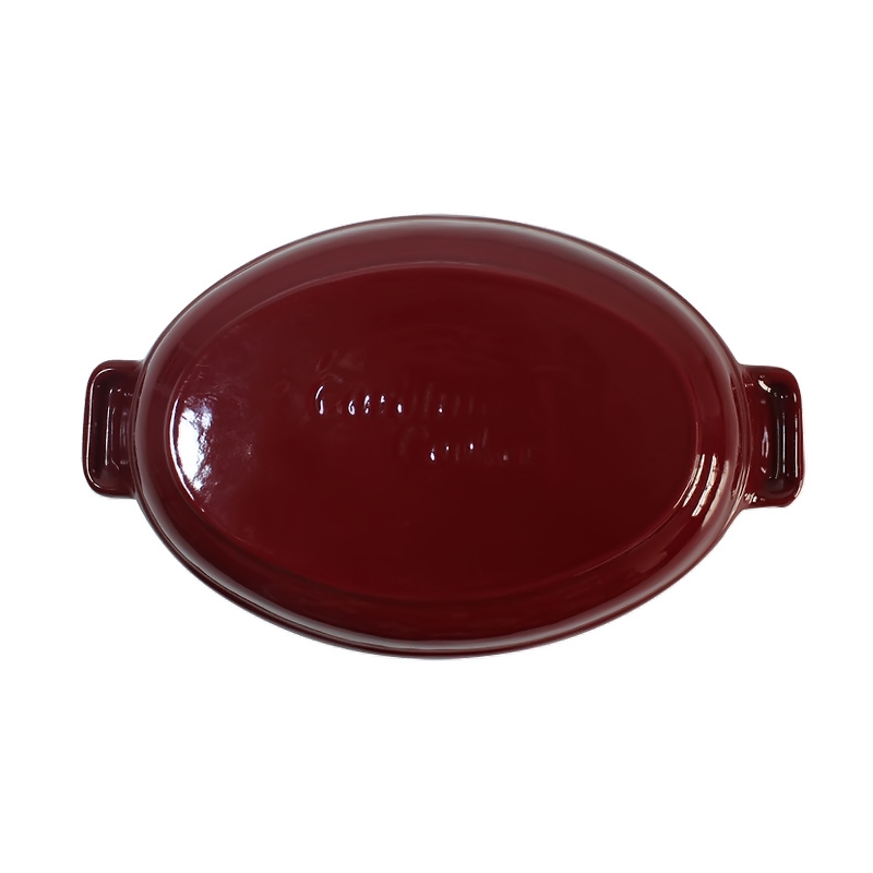 Customize Bakeware 15/20/30cm Enameled Fish Shaped Cast Iron Baking Pan Cookware and Bakeware Set with Nonstick Coating