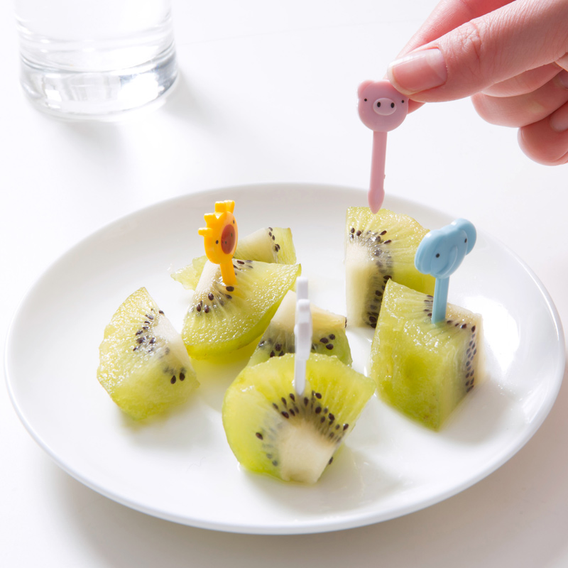 Aohea Children's Food Picks Fruit Forks Mini Fruit Forks Toothpicks Reusable Fruit Toothpicks